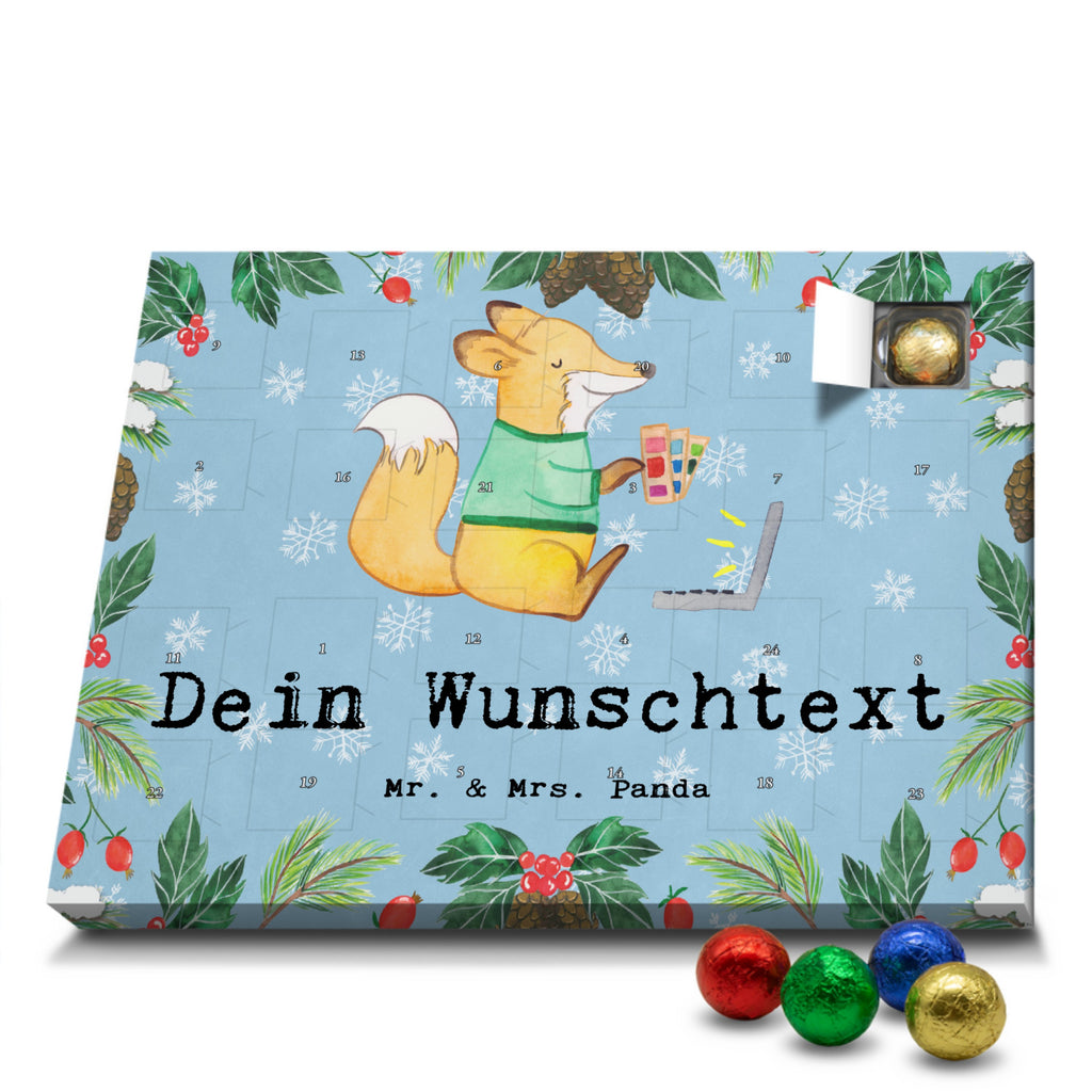 Personalisierter Schoko Adventskalender Mediengestalter Leidenschaft Personalisierter Adventskalender, Adventskalender mit Namen, Beruf, Ausbildung, Jubiläum, Abschied, Rente, Kollege, Kollegin, Geschenk, Schenken, Arbeitskollege, Mitarbeiter, Firma, Danke, Dankeschön, Grafiker, Designer, Mediengestalter, Grafikdesigner