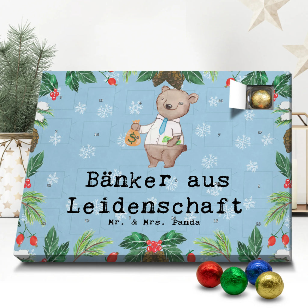 Schoko Adventskalender Bänker Leidenschaft Adventskalender, Schokoladen Adventskalender, Schoko Adventskalender, Beruf, Ausbildung, Jubiläum, Abschied, Rente, Kollege, Kollegin, Geschenk, Schenken, Arbeitskollege, Mitarbeiter, Firma, Danke, Dankeschön, Bänker, Bankfachmann, Bankangestellter, Bankberater