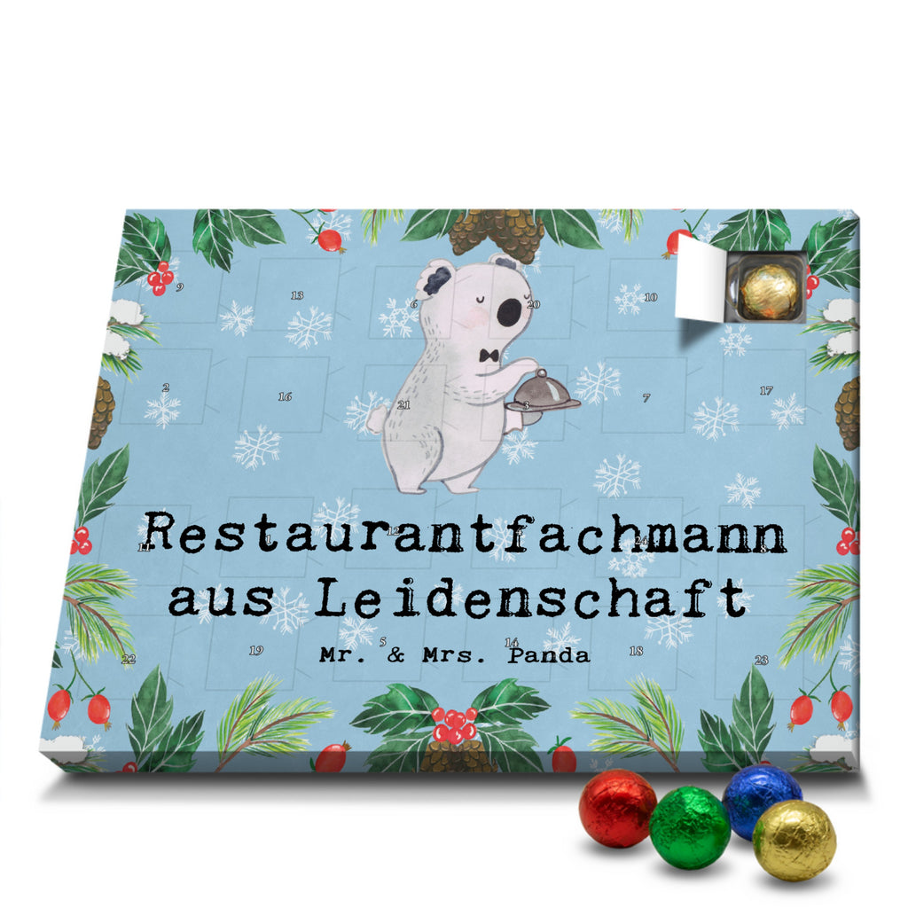 Schoko Adventskalender Restaurantfachmann Leidenschaft Adventskalender, Schokoladen Adventskalender, Schoko Adventskalender, Beruf, Ausbildung, Jubiläum, Abschied, Rente, Kollege, Kollegin, Geschenk, Schenken, Arbeitskollege, Mitarbeiter, Firma, Danke, Dankeschön