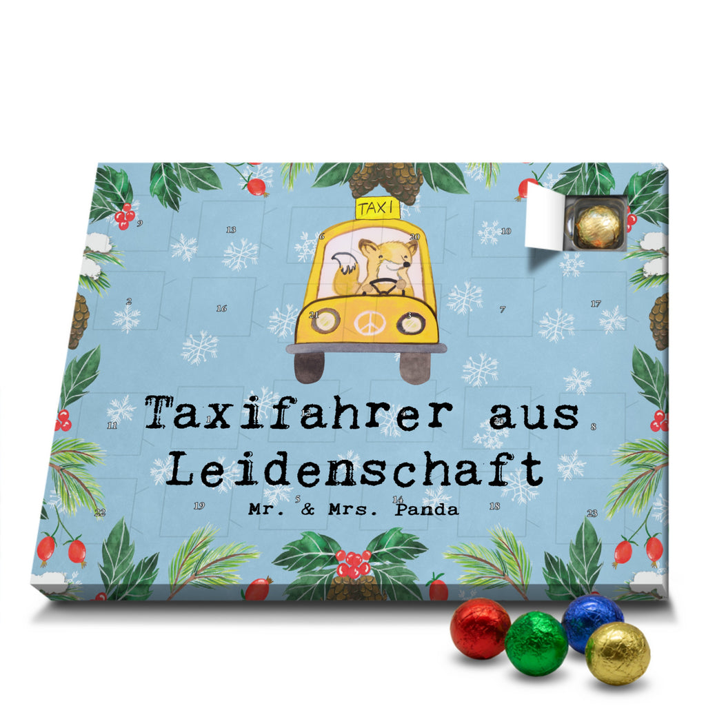 Schoko Adventskalender Taxifahrer Leidenschaft Adventskalender, Schokoladen Adventskalender, Schoko Adventskalender, Beruf, Ausbildung, Jubiläum, Abschied, Rente, Kollege, Kollegin, Geschenk, Schenken, Arbeitskollege, Mitarbeiter, Firma, Danke, Dankeschön