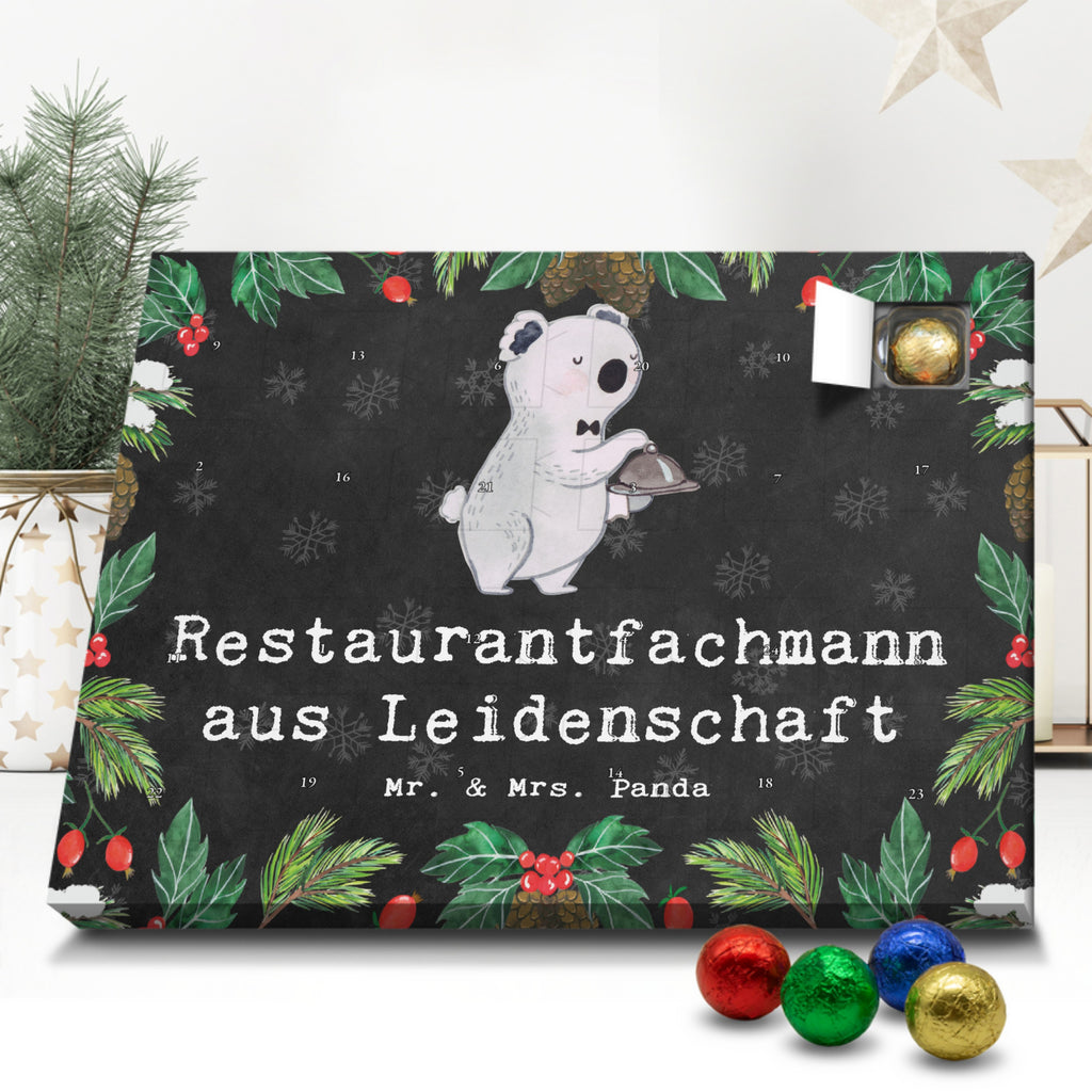 Schoko Adventskalender Restaurantfachmann Leidenschaft Adventskalender, Schokoladen Adventskalender, Schoko Adventskalender, Beruf, Ausbildung, Jubiläum, Abschied, Rente, Kollege, Kollegin, Geschenk, Schenken, Arbeitskollege, Mitarbeiter, Firma, Danke, Dankeschön