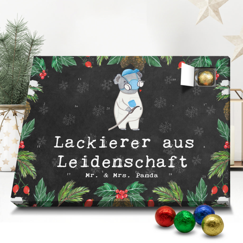 Schoko Adventskalender Lackierer Leidenschaft Adventskalender, Schokoladen Adventskalender, Schoko Adventskalender, Beruf, Ausbildung, Jubiläum, Abschied, Rente, Kollege, Kollegin, Geschenk, Schenken, Arbeitskollege, Mitarbeiter, Firma, Danke, Dankeschön, Lackierer, Lackierermeister, Werkstatt Lackierer, Gesellenprüfung