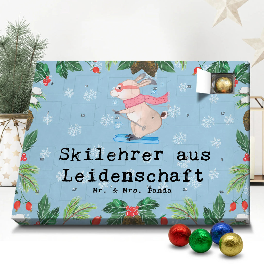 Schoko Adventskalender Skilehrer Leidenschaft Adventskalender, Schokoladen Adventskalender, Schoko Adventskalender, Beruf, Ausbildung, Jubiläum, Abschied, Rente, Kollege, Kollegin, Geschenk, Schenken, Arbeitskollege, Mitarbeiter, Firma, Danke, Dankeschön