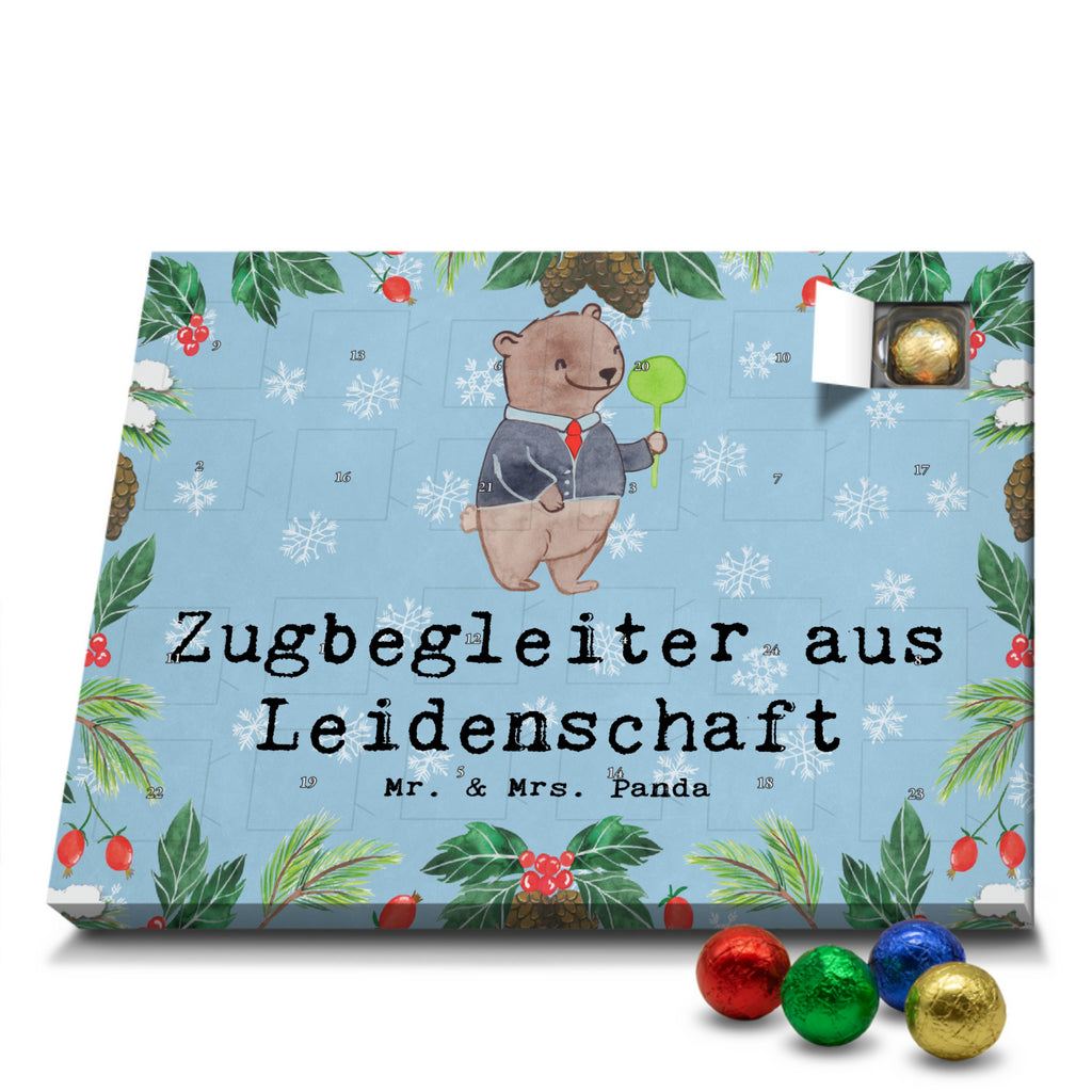 Schoko Adventskalender Zugbegleiter Leidenschaft Adventskalender, Schokoladen Adventskalender, Schoko Adventskalender, Beruf, Ausbildung, Jubiläum, Abschied, Rente, Kollege, Kollegin, Geschenk, Schenken, Arbeitskollege, Mitarbeiter, Firma, Danke, Dankeschön