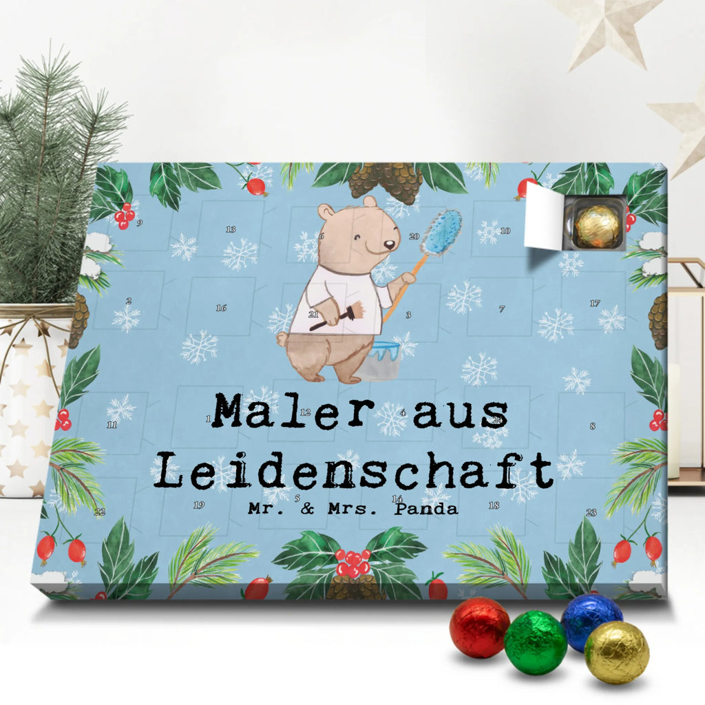 Schoko Adventskalender Maler Leidenschaft Adventskalender, Schokoladen Adventskalender, Schoko Adventskalender, Beruf, Ausbildung, Jubiläum, Abschied, Rente, Kollege, Kollegin, Geschenk, Schenken, Arbeitskollege, Mitarbeiter, Firma, Danke, Dankeschön, Maler, Malermeister, Gesellenprüfung, Meisterprüfung, Malerbetrieb