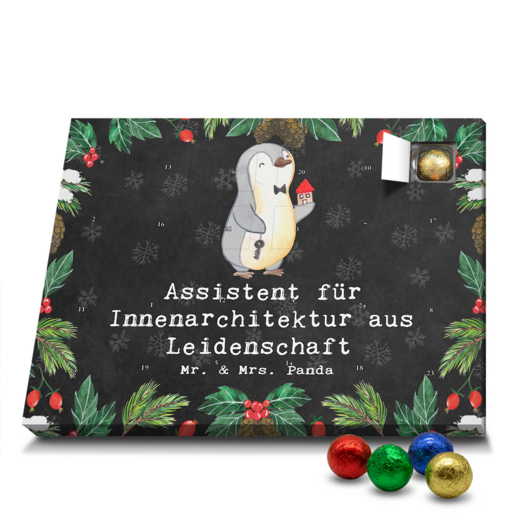 Schoko Adventskalender Assistent für Innenarchitektur Leidenschaft Adventskalender, Schokoladen Adventskalender, Schoko Adventskalender, Beruf, Ausbildung, Jubiläum, Abschied, Rente, Kollege, Kollegin, Geschenk, Schenken, Arbeitskollege, Mitarbeiter, Firma, Danke, Dankeschön