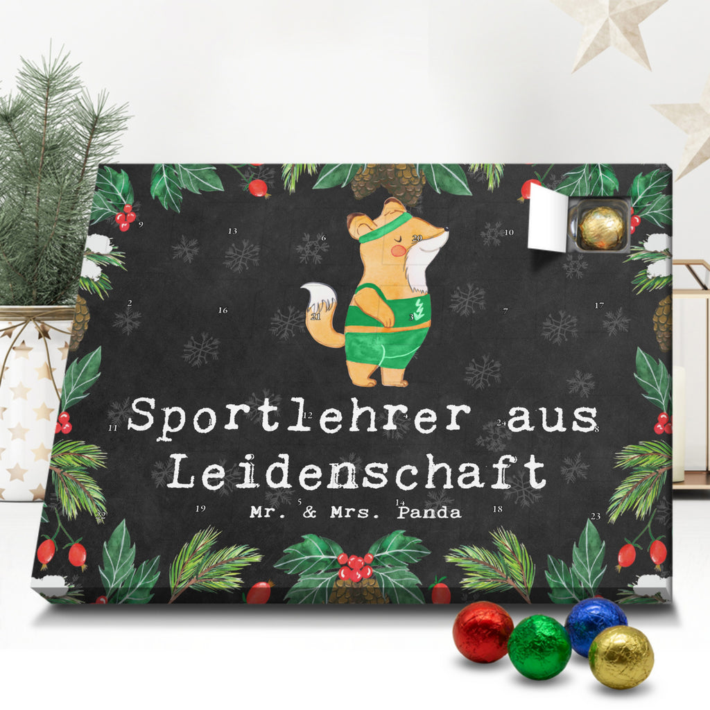 Schoko Adventskalender Sportlehrer Leidenschaft Adventskalender, Schokoladen Adventskalender, Schoko Adventskalender, Beruf, Ausbildung, Jubiläum, Abschied, Rente, Kollege, Kollegin, Geschenk, Schenken, Arbeitskollege, Mitarbeiter, Firma, Danke, Dankeschön