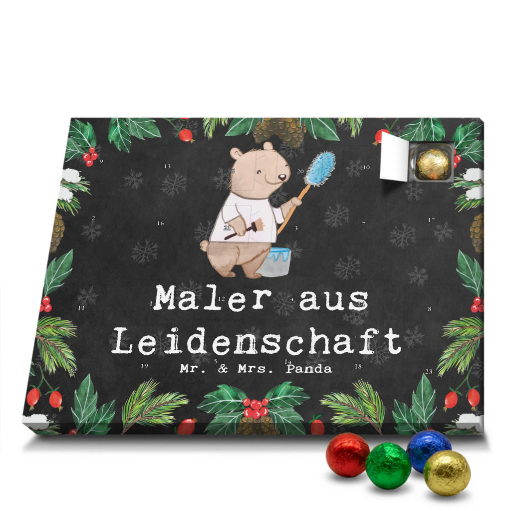 Schoko Adventskalender Maler Leidenschaft Adventskalender, Schokoladen Adventskalender, Schoko Adventskalender, Beruf, Ausbildung, Jubiläum, Abschied, Rente, Kollege, Kollegin, Geschenk, Schenken, Arbeitskollege, Mitarbeiter, Firma, Danke, Dankeschön, Maler, Malermeister, Gesellenprüfung, Meisterprüfung, Malerbetrieb