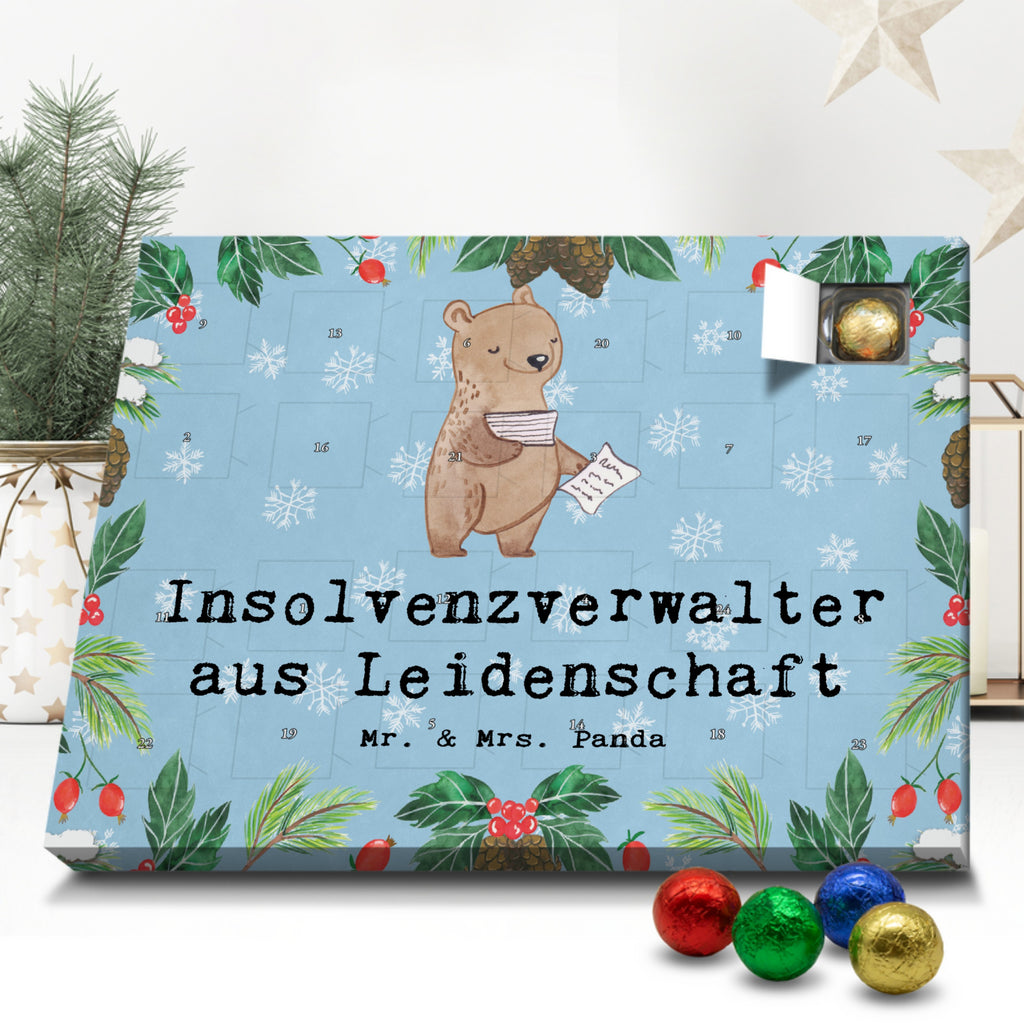 Schoko Adventskalender Insolvenzverwalter Leidenschaft Adventskalender, Schokoladen Adventskalender, Schoko Adventskalender, Beruf, Ausbildung, Jubiläum, Abschied, Rente, Kollege, Kollegin, Geschenk, Schenken, Arbeitskollege, Mitarbeiter, Firma, Danke, Dankeschön