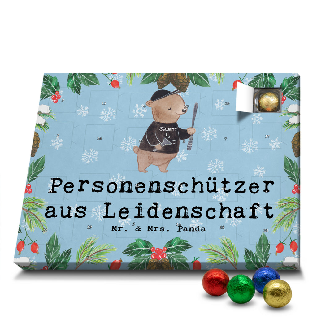 Schoko Adventskalender Personenschützer Leidenschaft Adventskalender, Schokoladen Adventskalender, Schoko Adventskalender, Beruf, Ausbildung, Jubiläum, Abschied, Rente, Kollege, Kollegin, Geschenk, Schenken, Arbeitskollege, Mitarbeiter, Firma, Danke, Dankeschön, Bodyguard, Personenschützer