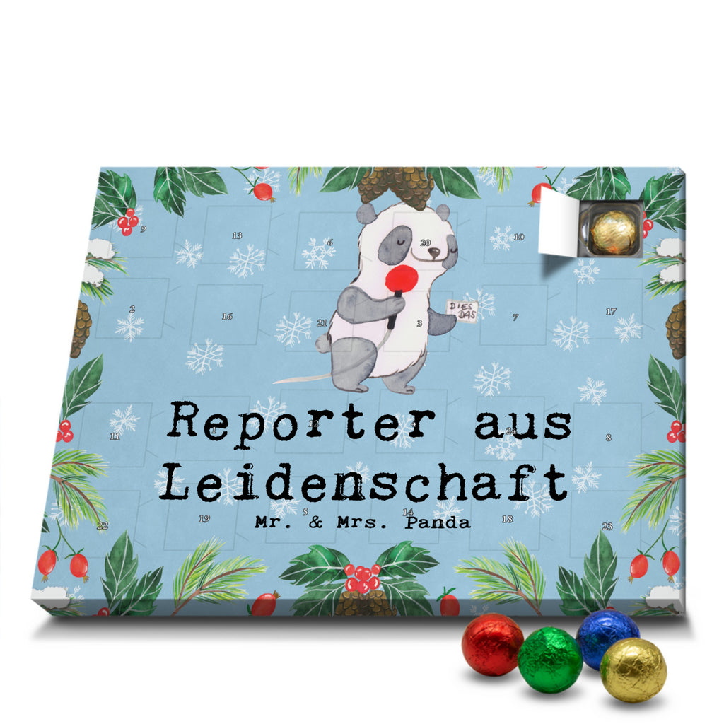 Schoko Adventskalender Reporter Leidenschaft Adventskalender, Schokoladen Adventskalender, Schoko Adventskalender, Beruf, Ausbildung, Jubiläum, Abschied, Rente, Kollege, Kollegin, Geschenk, Schenken, Arbeitskollege, Mitarbeiter, Firma, Danke, Dankeschön