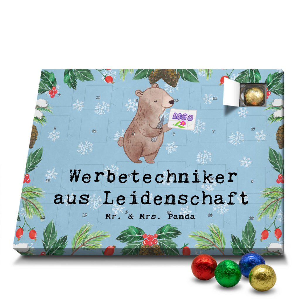 Schoko Adventskalender Werbetechniker Leidenschaft Adventskalender, Schokoladen Adventskalender, Schoko Adventskalender, Beruf, Ausbildung, Jubiläum, Abschied, Rente, Kollege, Kollegin, Geschenk, Schenken, Arbeitskollege, Mitarbeiter, Firma, Danke, Dankeschön