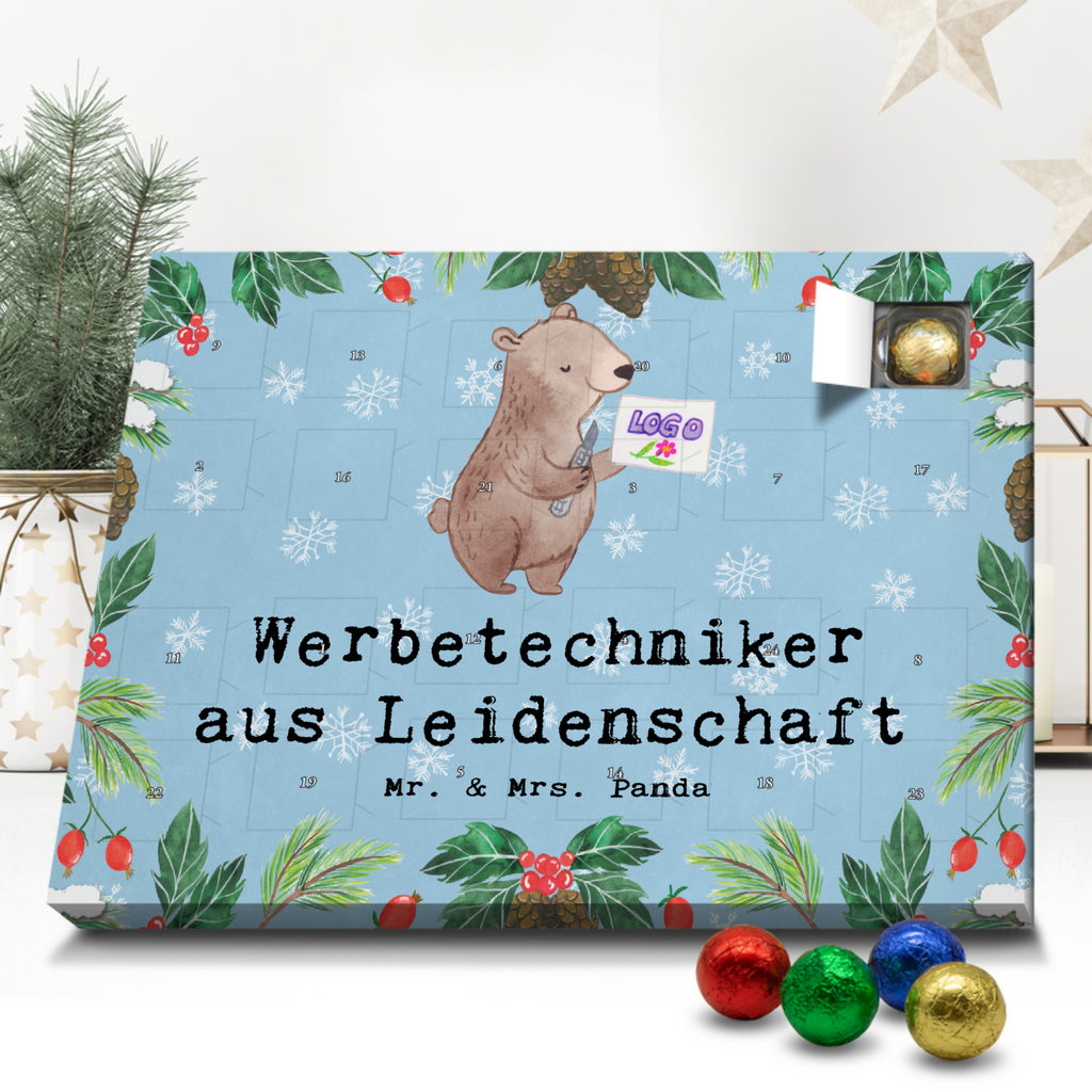 Schoko Adventskalender Werbetechniker Leidenschaft Adventskalender, Schokoladen Adventskalender, Schoko Adventskalender, Beruf, Ausbildung, Jubiläum, Abschied, Rente, Kollege, Kollegin, Geschenk, Schenken, Arbeitskollege, Mitarbeiter, Firma, Danke, Dankeschön