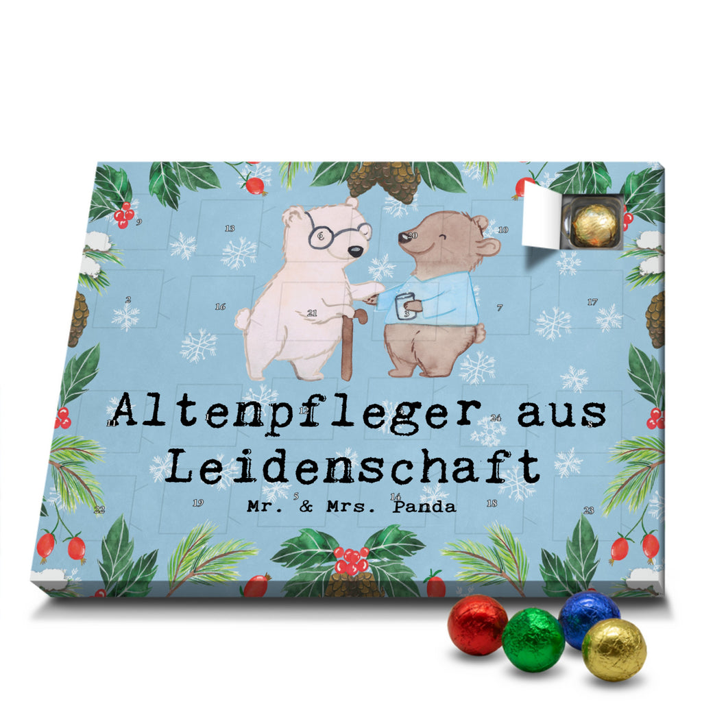 Schoko Adventskalender Altenpfleger Leidenschaft Adventskalender, Schokoladen Adventskalender, Schoko Adventskalender, Beruf, Ausbildung, Jubiläum, Abschied, Rente, Kollege, Kollegin, Geschenk, Schenken, Arbeitskollege, Mitarbeiter, Firma, Danke, Dankeschön, Altenpfleger, Pfleger, Altenheim Eröffnung