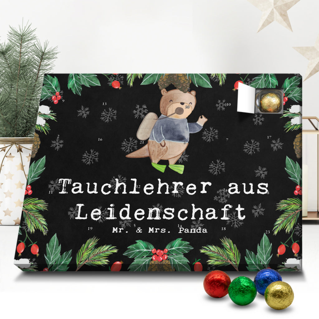 Schoko Adventskalender Tauchlehrer Leidenschaft Adventskalender, Schokoladen Adventskalender, Schoko Adventskalender, Beruf, Ausbildung, Jubiläum, Abschied, Rente, Kollege, Kollegin, Geschenk, Schenken, Arbeitskollege, Mitarbeiter, Firma, Danke, Dankeschön