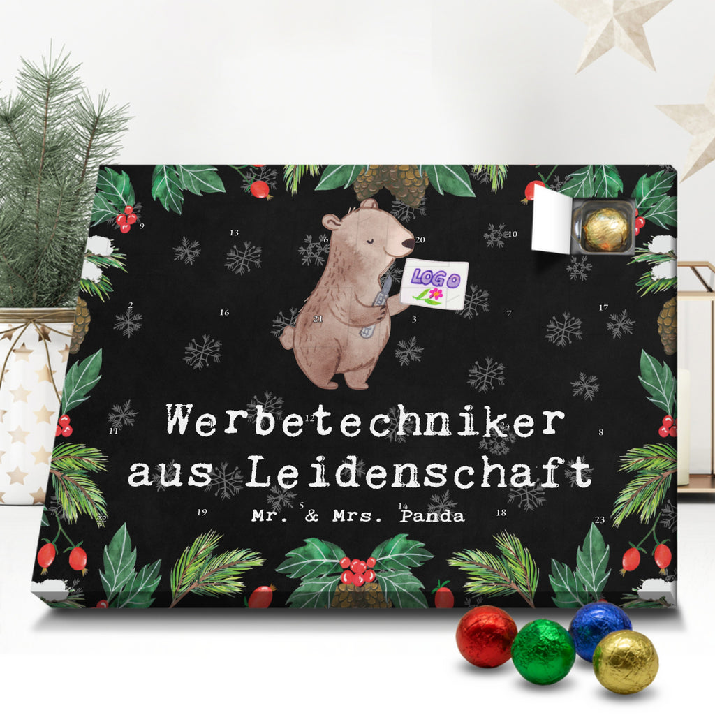 Schoko Adventskalender Werbetechniker Leidenschaft Adventskalender, Schokoladen Adventskalender, Schoko Adventskalender, Beruf, Ausbildung, Jubiläum, Abschied, Rente, Kollege, Kollegin, Geschenk, Schenken, Arbeitskollege, Mitarbeiter, Firma, Danke, Dankeschön