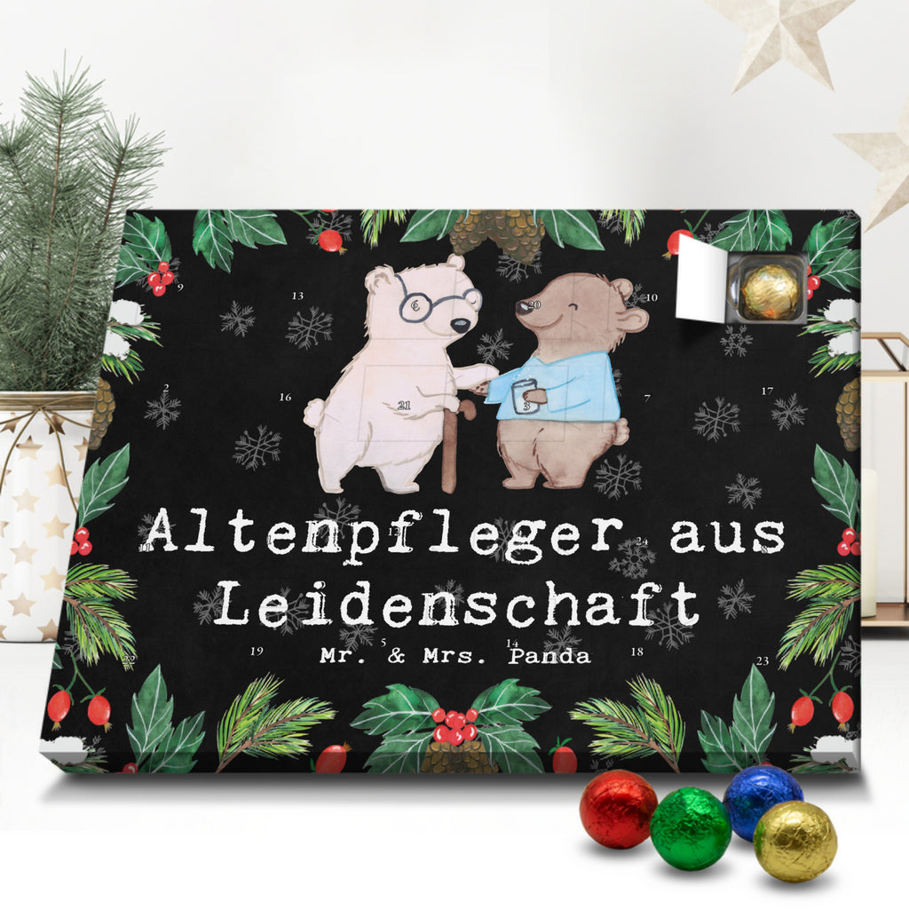 Schoko Adventskalender Altenpfleger Leidenschaft Adventskalender, Schokoladen Adventskalender, Schoko Adventskalender, Beruf, Ausbildung, Jubiläum, Abschied, Rente, Kollege, Kollegin, Geschenk, Schenken, Arbeitskollege, Mitarbeiter, Firma, Danke, Dankeschön, Altenpfleger, Pfleger, Altenheim Eröffnung