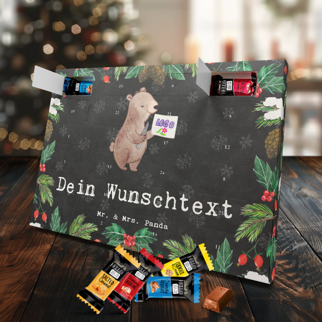 Personalisierter Markenschokolade Adventskalender Gestalter für visuelles Marketing Leidenschaft Personalisierter Adventskalender, Beruf, Ausbildung, Jubiläum, Abschied, Rente, Kollege, Kollegin, Geschenk, Schenken, Arbeitskollege, Mitarbeiter, Firma, Danke, Dankeschön