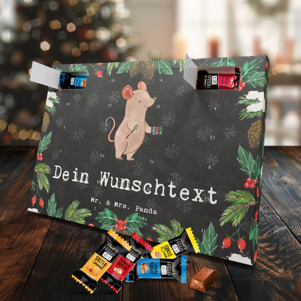 Personalisierter Markenschokolade Adventskalender Kosmetiker Leidenschaft Personalisierter Adventskalender, Beruf, Ausbildung, Jubiläum, Abschied, Rente, Kollege, Kollegin, Geschenk, Schenken, Arbeitskollege, Mitarbeiter, Firma, Danke, Dankeschön, Kosmetiker, Make Up Artist, Maskenbildner, Visagist, Beauty Salon, Kosmetikstudio, Eröffnung