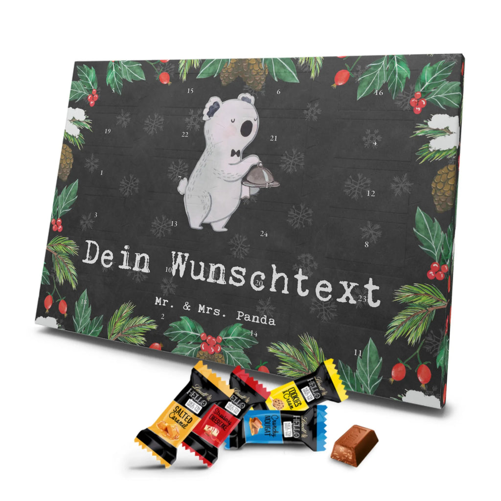 Personalisierter Markenschokolade Adventskalender Restaurantfachmann Leidenschaft Personalisierter Adventskalender, Beruf, Ausbildung, Jubiläum, Abschied, Rente, Kollege, Kollegin, Geschenk, Schenken, Arbeitskollege, Mitarbeiter, Firma, Danke, Dankeschön