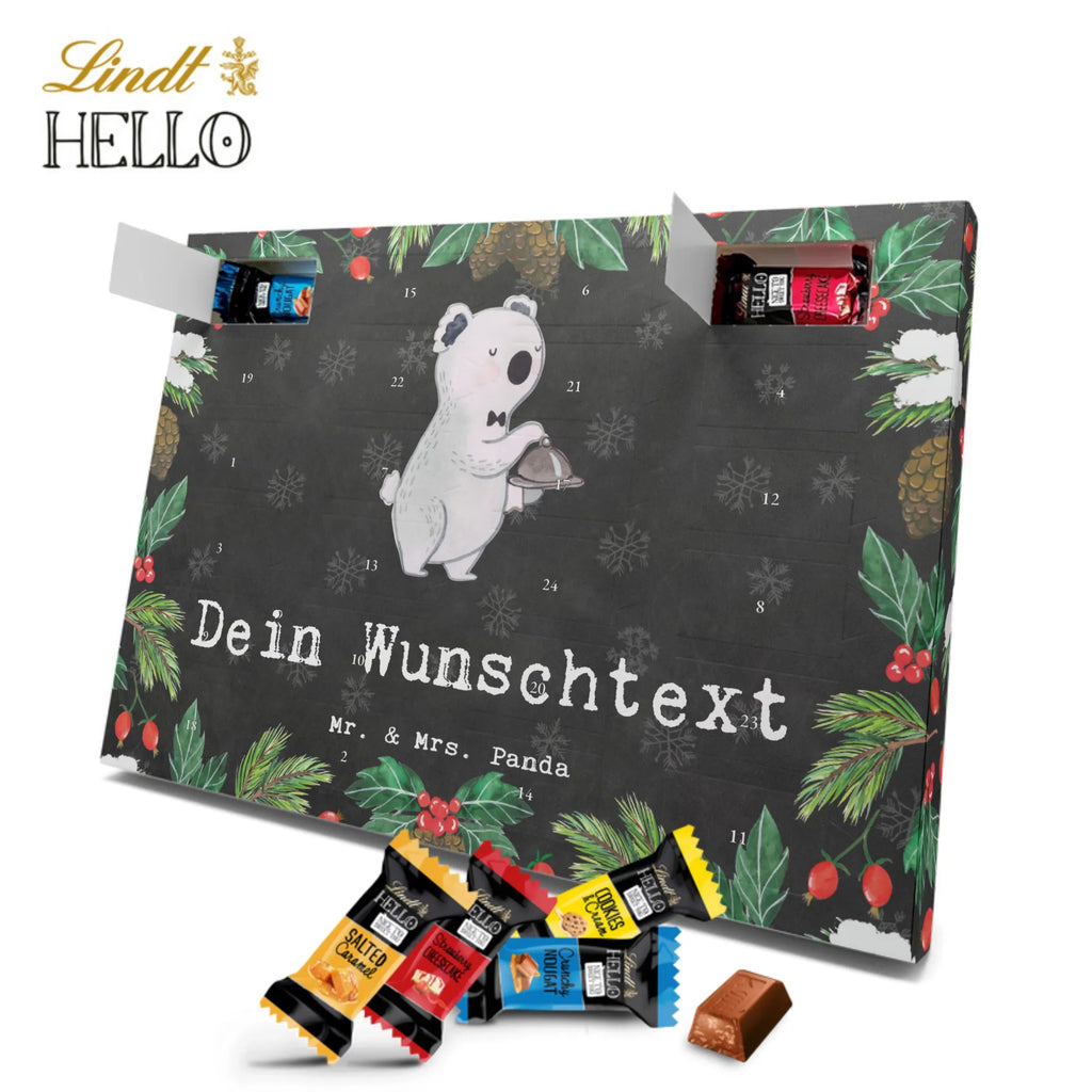 Personalisierter Markenschokolade Adventskalender Restaurantfachmann Leidenschaft Personalisierter Adventskalender, Beruf, Ausbildung, Jubiläum, Abschied, Rente, Kollege, Kollegin, Geschenk, Schenken, Arbeitskollege, Mitarbeiter, Firma, Danke, Dankeschön