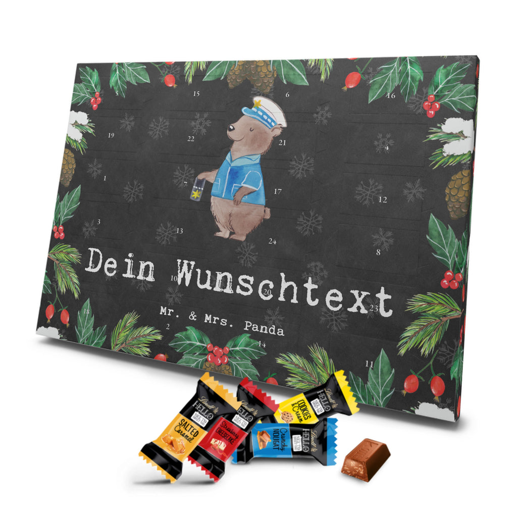 Personalisierter Markenschokolade Adventskalender Polizeivollzugsbeamter Leidenschaft Personalisierter Adventskalender, Beruf, Ausbildung, Jubiläum, Abschied, Rente, Kollege, Kollegin, Geschenk, Schenken, Arbeitskollege, Mitarbeiter, Firma, Danke, Dankeschön, Polizeivollzugsbeamter, Polizist, Polizei