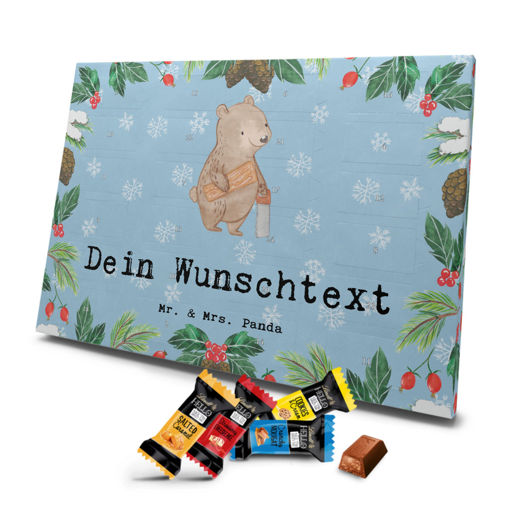 Personalisierter Markenschokolade Adventskalender Schreiner Leidenschaft Personalisierter Adventskalender, Beruf, Ausbildung, Jubiläum, Abschied, Rente, Kollege, Kollegin, Geschenk, Schenken, Arbeitskollege, Mitarbeiter, Firma, Danke, Dankeschön