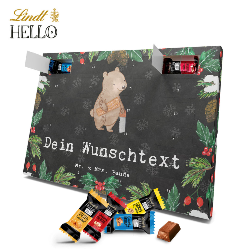 Personalisierter Markenschokolade Adventskalender Schreiner Leidenschaft Personalisierter Adventskalender, Beruf, Ausbildung, Jubiläum, Abschied, Rente, Kollege, Kollegin, Geschenk, Schenken, Arbeitskollege, Mitarbeiter, Firma, Danke, Dankeschön