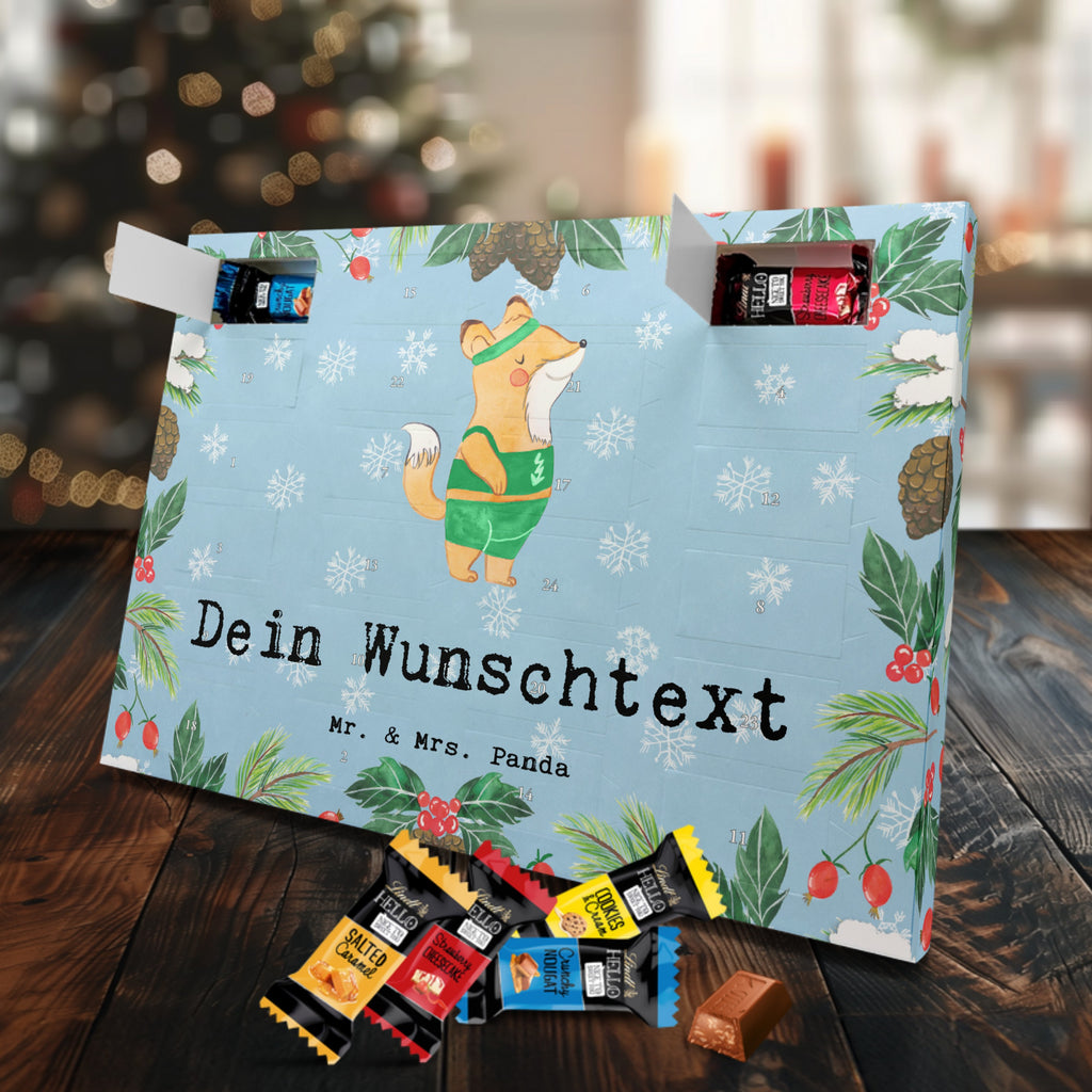 Personalisierter Markenschokolade Adventskalender Sportler Leidenschaft Personalisierter Adventskalender, Beruf, Ausbildung, Jubiläum, Abschied, Rente, Kollege, Kollegin, Geschenk, Schenken, Arbeitskollege, Mitarbeiter, Firma, Danke, Dankeschön