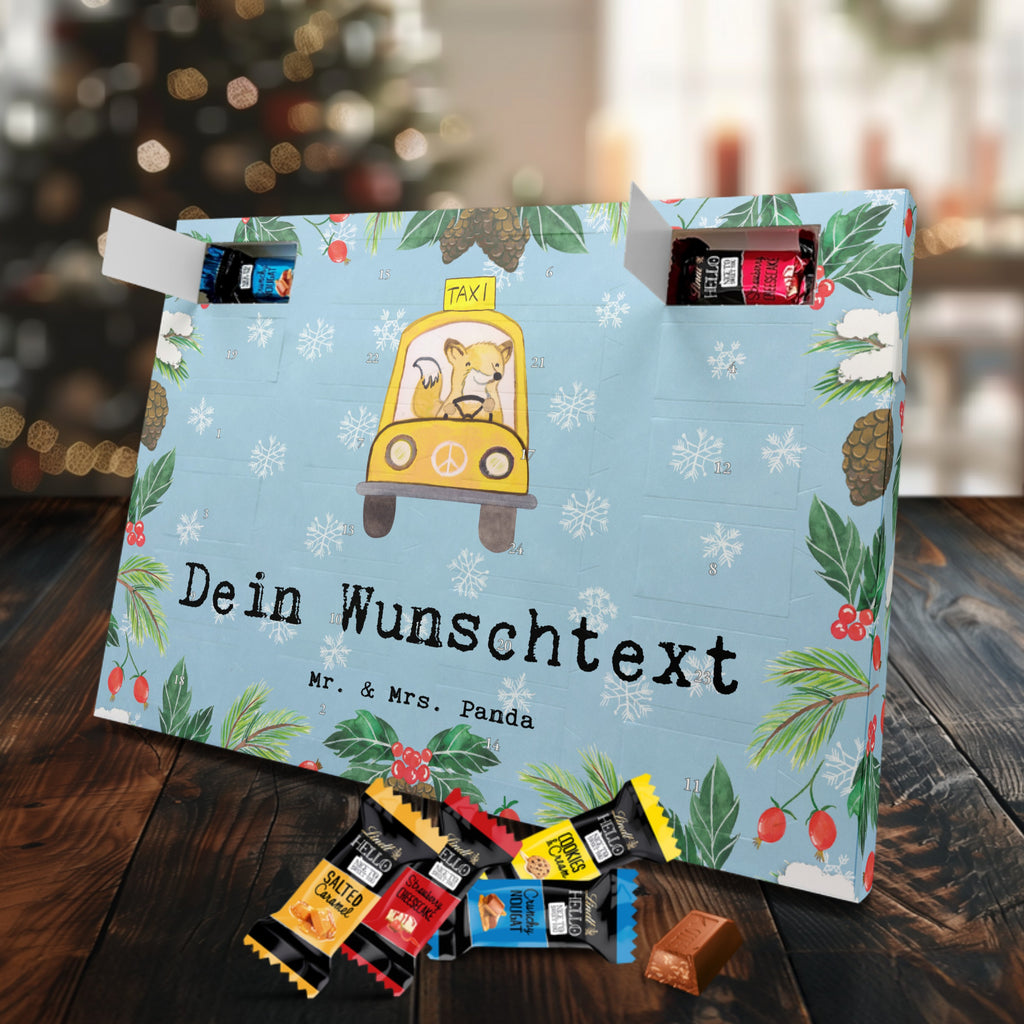 Personalisierter Markenschokolade Adventskalender Taxifahrer Leidenschaft Personalisierter Adventskalender, Beruf, Ausbildung, Jubiläum, Abschied, Rente, Kollege, Kollegin, Geschenk, Schenken, Arbeitskollege, Mitarbeiter, Firma, Danke, Dankeschön