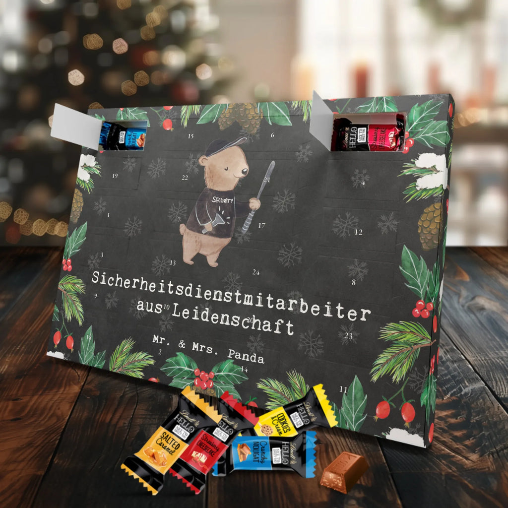 Markenschokolade Adventskalender Sicherheitsdienstmitarbeiter Leidenschaft Adventskalender, Weihnachtskalender, Markenschokolade Adventskalender, Beruf, Ausbildung, Jubiläum, Abschied, Rente, Kollege, Kollegin, Geschenk, Schenken, Arbeitskollege, Mitarbeiter, Firma, Danke, Dankeschön