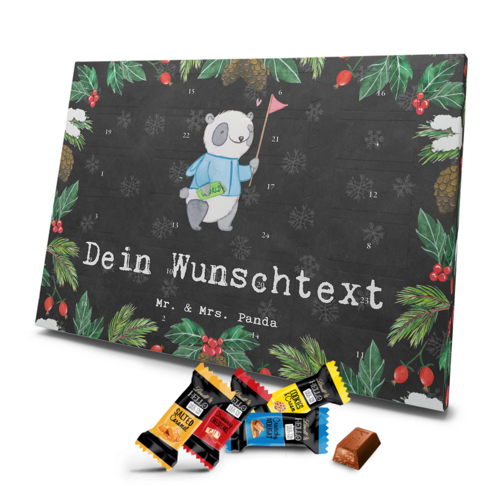 Personalisierter Markenschokolade Adventskalender Reiseleiter Leidenschaft Personalisierter Adventskalender, Beruf, Ausbildung, Jubiläum, Abschied, Rente, Kollege, Kollegin, Geschenk, Schenken, Arbeitskollege, Mitarbeiter, Firma, Danke, Dankeschön