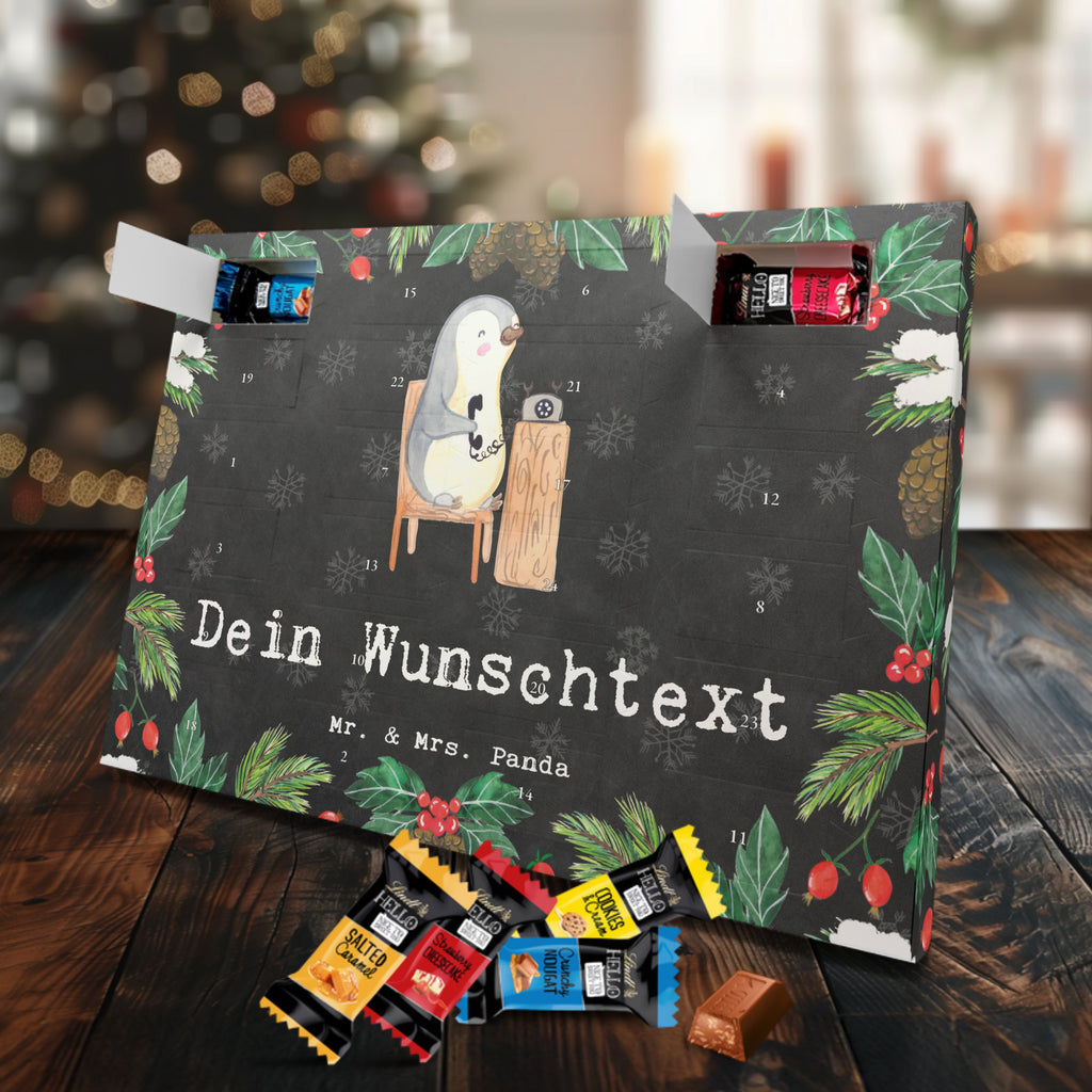 Personalisierter Markenschokolade Adventskalender Sekretär Leidenschaft Personalisierter Adventskalender, Beruf, Ausbildung, Jubiläum, Abschied, Rente, Kollege, Kollegin, Geschenk, Schenken, Arbeitskollege, Mitarbeiter, Firma, Danke, Dankeschön