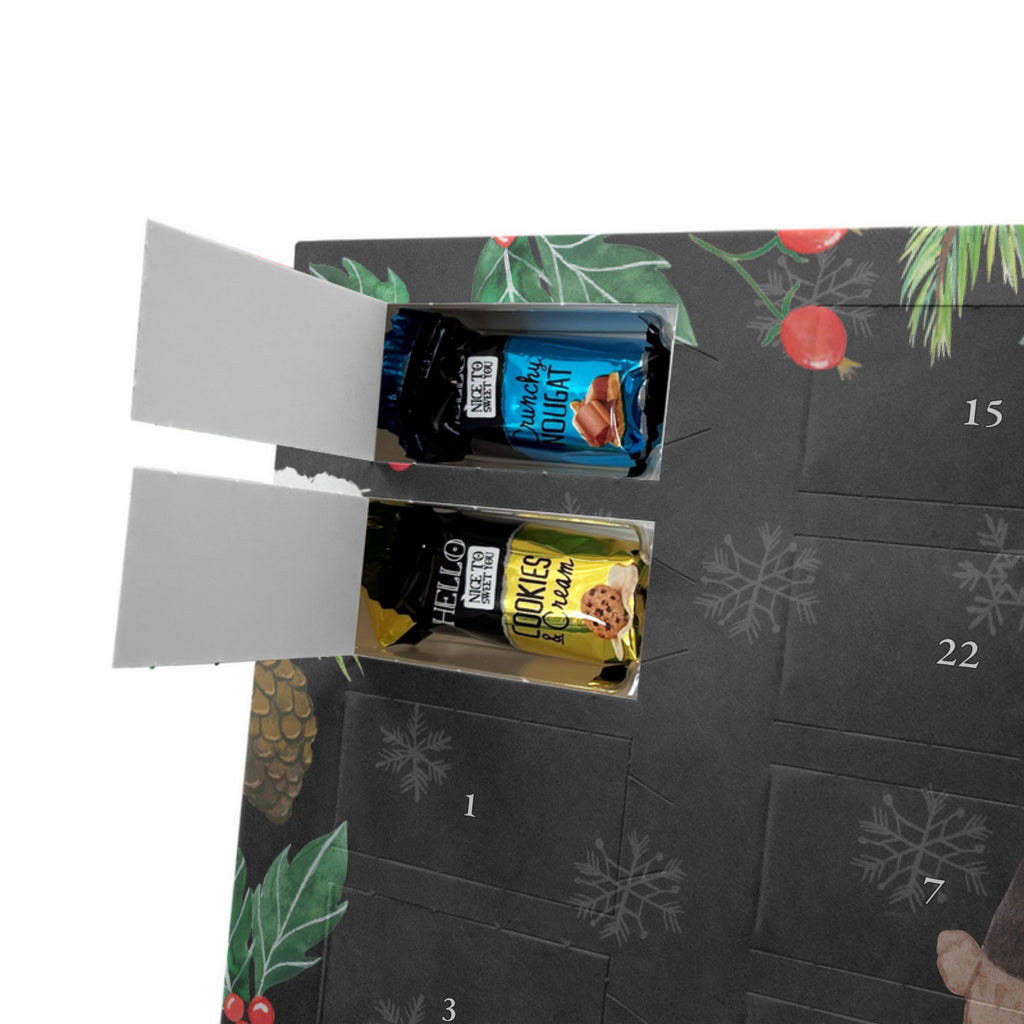 Personalisierter Markenschokolade Adventskalender Security Mitarbeiter Leidenschaft Personalisierter Adventskalender, Beruf, Ausbildung, Jubiläum, Abschied, Rente, Kollege, Kollegin, Geschenk, Schenken, Arbeitskollege, Mitarbeiter, Firma, Danke, Dankeschön