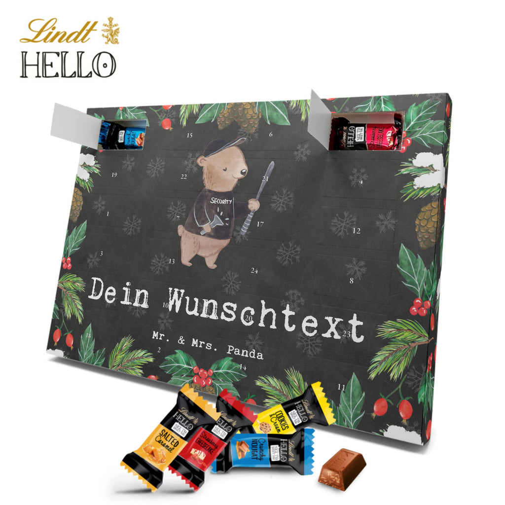 Personalisierter Markenschokolade Adventskalender Bodyguard Leidenschaft Personalisierter Adventskalender, Beruf, Ausbildung, Jubiläum, Abschied, Rente, Kollege, Kollegin, Geschenk, Schenken, Arbeitskollege, Mitarbeiter, Firma, Danke, Dankeschön, Bodyguard, Personenschützer