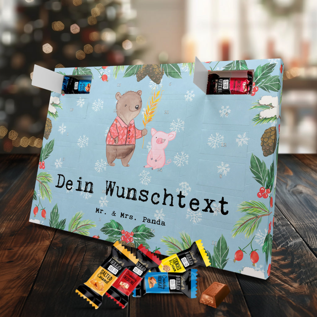 Personalisierter Markenschokolade Adventskalender Landwirt Leidenschaft Personalisierter Adventskalender, Beruf, Ausbildung, Jubiläum, Abschied, Rente, Kollege, Kollegin, Geschenk, Schenken, Arbeitskollege, Mitarbeiter, Firma, Danke, Dankeschön, Landwirt; Bauer, Tierwirt, Agronom, Farmer, Bauernhof