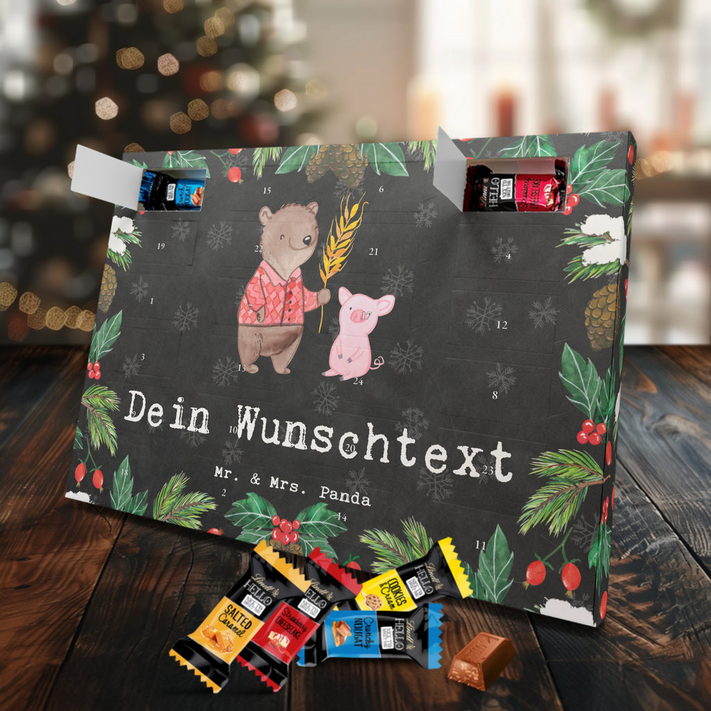 Personalisierter Markenschokolade Adventskalender Landwirt Leidenschaft Personalisierter Adventskalender, Beruf, Ausbildung, Jubiläum, Abschied, Rente, Kollege, Kollegin, Geschenk, Schenken, Arbeitskollege, Mitarbeiter, Firma, Danke, Dankeschön, Landwirt; Bauer, Tierwirt, Agronom, Farmer, Bauernhof