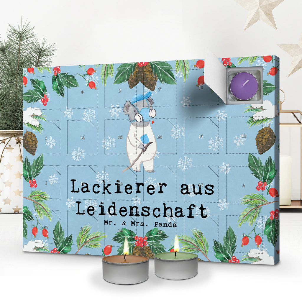 Duftkerzen Adventskalender Lackierer Leidenschaft Adventskalender, Kerzen Adventskalender, Duftkerzen Adventskalender, Beruf, Ausbildung, Jubiläum, Abschied, Rente, Kollege, Kollegin, Geschenk, Schenken, Arbeitskollege, Mitarbeiter, Firma, Danke, Dankeschön, Lackierer, Lackierermeister, Werkstatt Lackierer, Gesellenprüfung