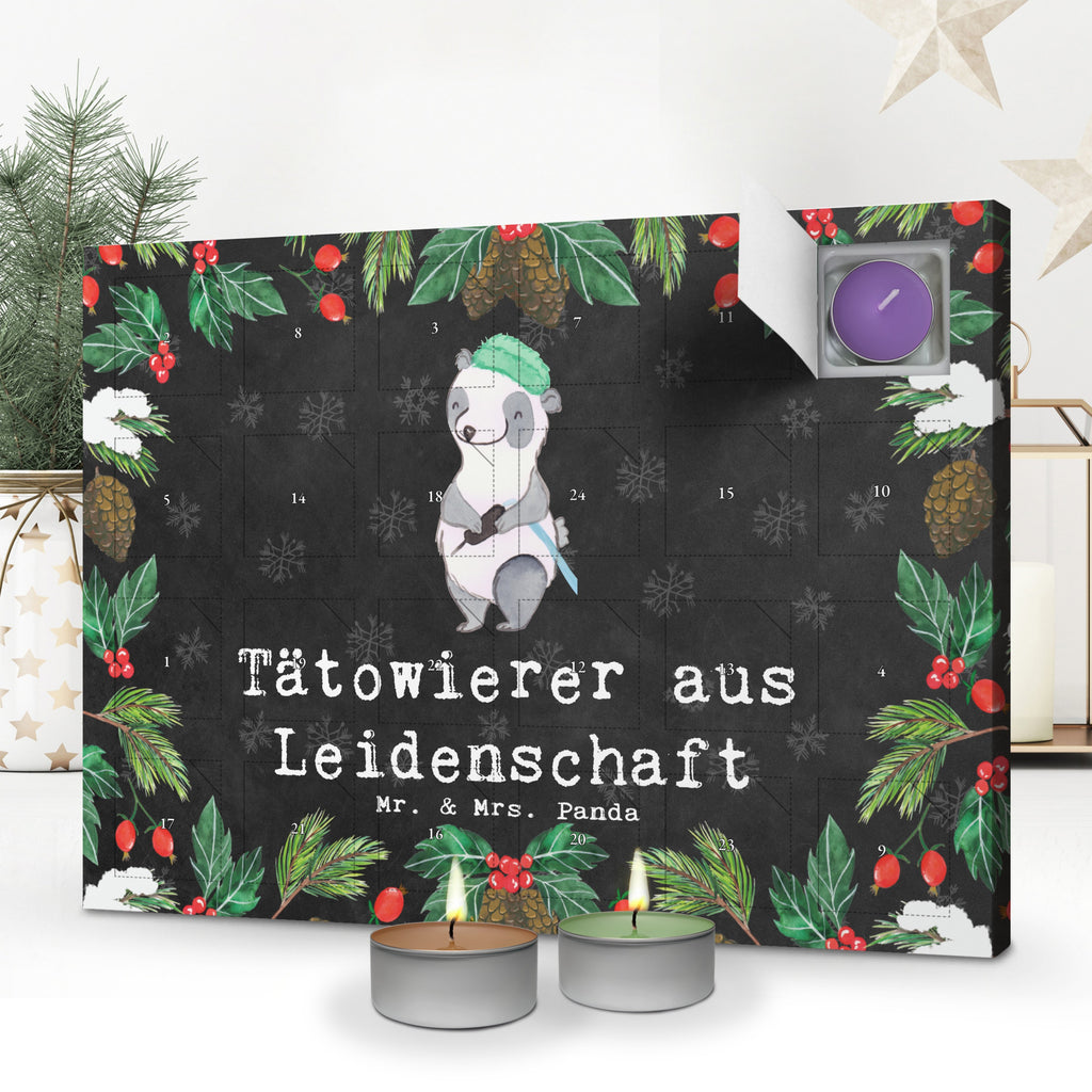 Duftkerzen Adventskalender Tätowierer Leidenschaft Adventskalender, Kerzen Adventskalender, Duftkerzen Adventskalender, Beruf, Ausbildung, Jubiläum, Abschied, Rente, Kollege, Kollegin, Geschenk, Schenken, Arbeitskollege, Mitarbeiter, Firma, Danke, Dankeschön