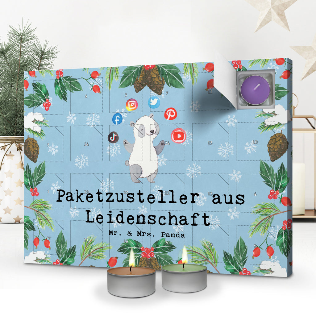 Duftkerzen Adventskalender Paketzusteller Leidenschaft Adventskalender, Kerzen Adventskalender, Duftkerzen Adventskalender, Beruf, Ausbildung, Jubiläum, Abschied, Rente, Kollege, Kollegin, Geschenk, Schenken, Arbeitskollege, Mitarbeiter, Firma, Danke, Dankeschön, Paketzusteller, Paketbote, Zustellservice Pakete