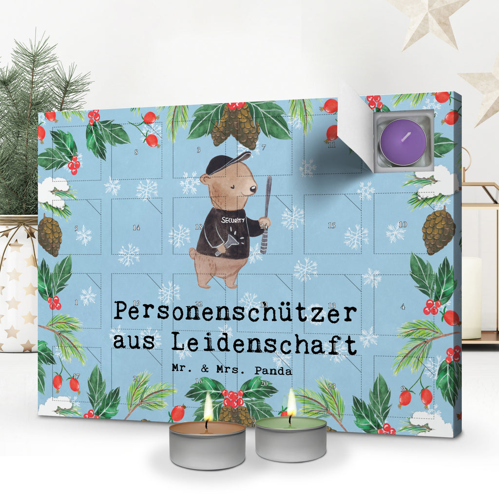 Duftkerzen Adventskalender Personenschützer Leidenschaft Adventskalender, Kerzen Adventskalender, Duftkerzen Adventskalender, Beruf, Ausbildung, Jubiläum, Abschied, Rente, Kollege, Kollegin, Geschenk, Schenken, Arbeitskollege, Mitarbeiter, Firma, Danke, Dankeschön, Bodyguard, Personenschützer