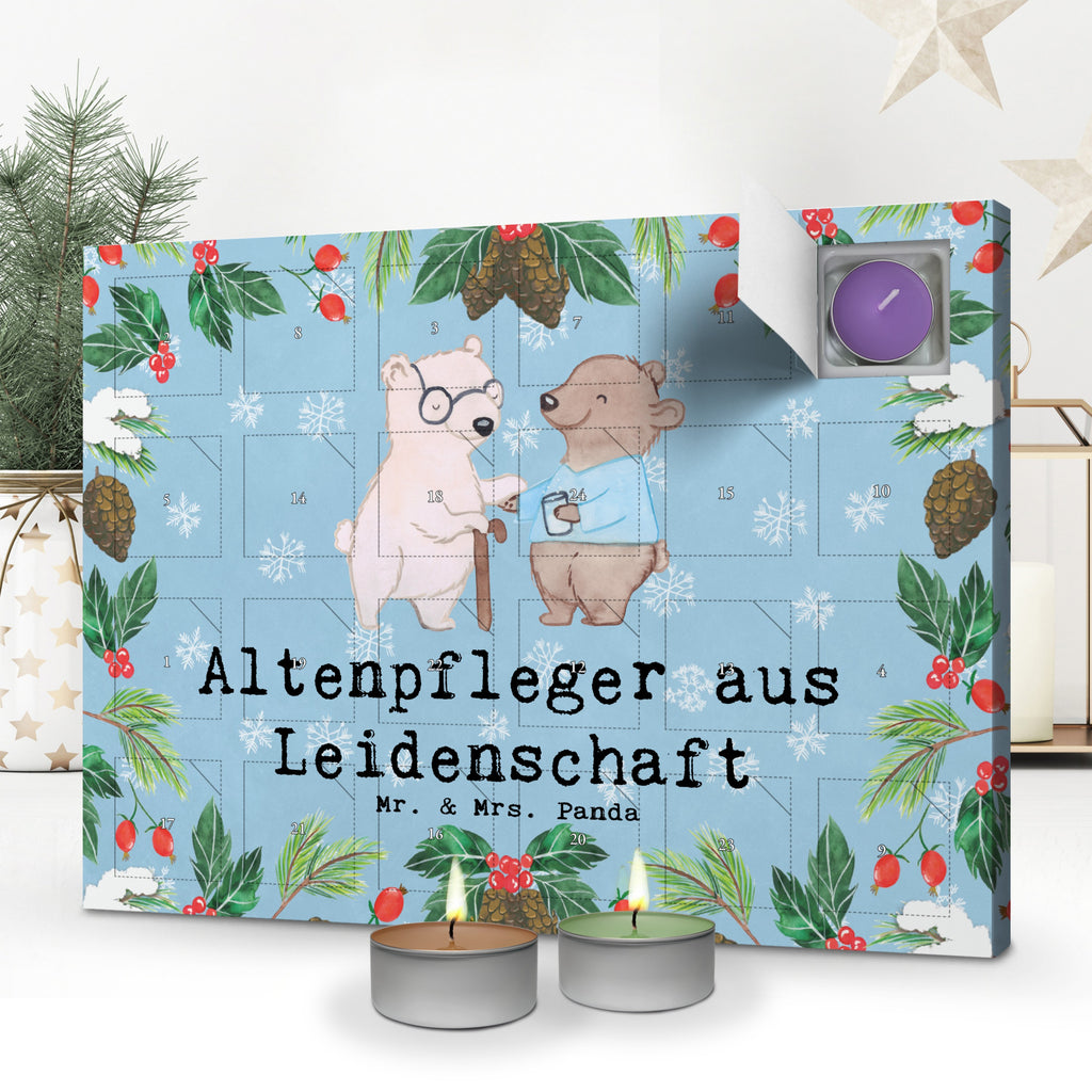 Duftkerzen Adventskalender Altenpfleger Leidenschaft Adventskalender, Kerzen Adventskalender, Duftkerzen Adventskalender, Beruf, Ausbildung, Jubiläum, Abschied, Rente, Kollege, Kollegin, Geschenk, Schenken, Arbeitskollege, Mitarbeiter, Firma, Danke, Dankeschön, Altenpfleger, Pfleger, Altenheim Eröffnung