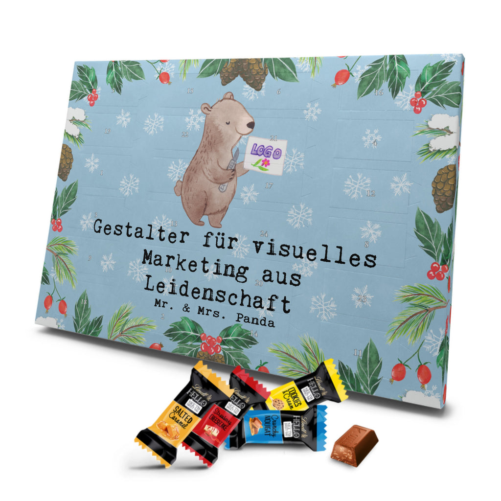 Markenschokolade Adventskalender Gestalter für visuelles Marketing Leidenschaft Adventskalender, Weihnachtskalender, Markenschokolade Adventskalender, Beruf, Ausbildung, Jubiläum, Abschied, Rente, Kollege, Kollegin, Geschenk, Schenken, Arbeitskollege, Mitarbeiter, Firma, Danke, Dankeschön