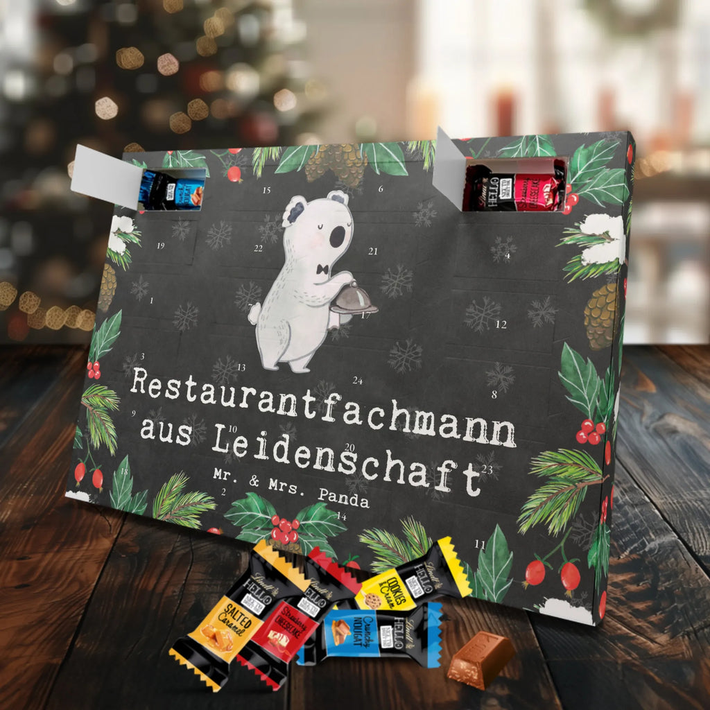 Markenschokolade Adventskalender Restaurantfachmann Leidenschaft Adventskalender, Weihnachtskalender, Markenschokolade Adventskalender, Beruf, Ausbildung, Jubiläum, Abschied, Rente, Kollege, Kollegin, Geschenk, Schenken, Arbeitskollege, Mitarbeiter, Firma, Danke, Dankeschön