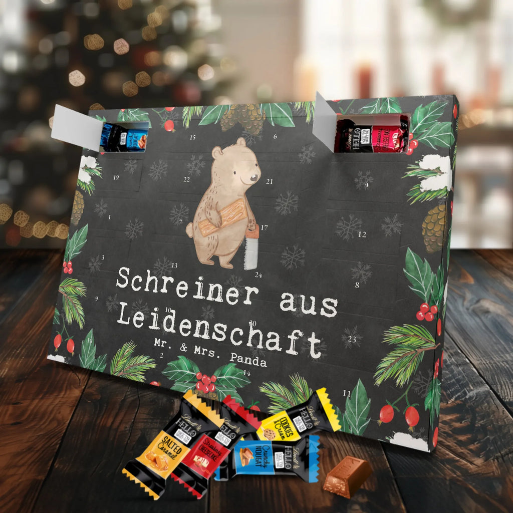 Markenschokolade Adventskalender Schreiner Leidenschaft Adventskalender, Weihnachtskalender, Markenschokolade Adventskalender, Beruf, Ausbildung, Jubiläum, Abschied, Rente, Kollege, Kollegin, Geschenk, Schenken, Arbeitskollege, Mitarbeiter, Firma, Danke, Dankeschön