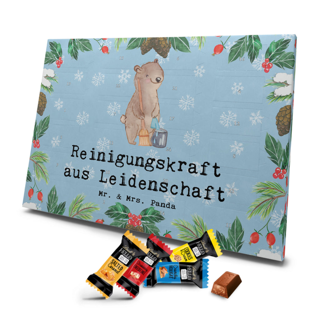 Markenschokolade Adventskalender Reinigungskraft Leidenschaft Adventskalender, Weihnachtskalender, Markenschokolade Adventskalender, Beruf, Ausbildung, Jubiläum, Abschied, Rente, Kollege, Kollegin, Geschenk, Schenken, Arbeitskollege, Mitarbeiter, Firma, Danke, Dankeschön