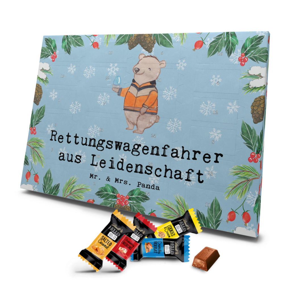 Markenschokolade Adventskalender Rettungswagenfahrer Leidenschaft Adventskalender, Weihnachtskalender, Markenschokolade Adventskalender, Beruf, Ausbildung, Jubiläum, Abschied, Rente, Kollege, Kollegin, Geschenk, Schenken, Arbeitskollege, Mitarbeiter, Firma, Danke, Dankeschön