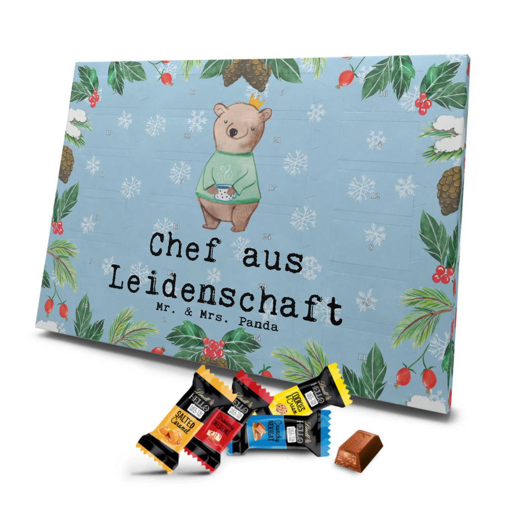 Markenschokolade Adventskalender Chef Leidenschaft Adventskalender, Weihnachtskalender, Markenschokolade Adventskalender, Beruf, Ausbildung, Jubiläum, Abschied, Rente, Kollege, Kollegin, Geschenk, Schenken, Arbeitskollege, Mitarbeiter, Firma, Danke, Dankeschön, CEO, Chef, Führungskraft, Geschäftsinhaber, Firmeninhaber, Unternehmensinhaber, Direktor, Leiter