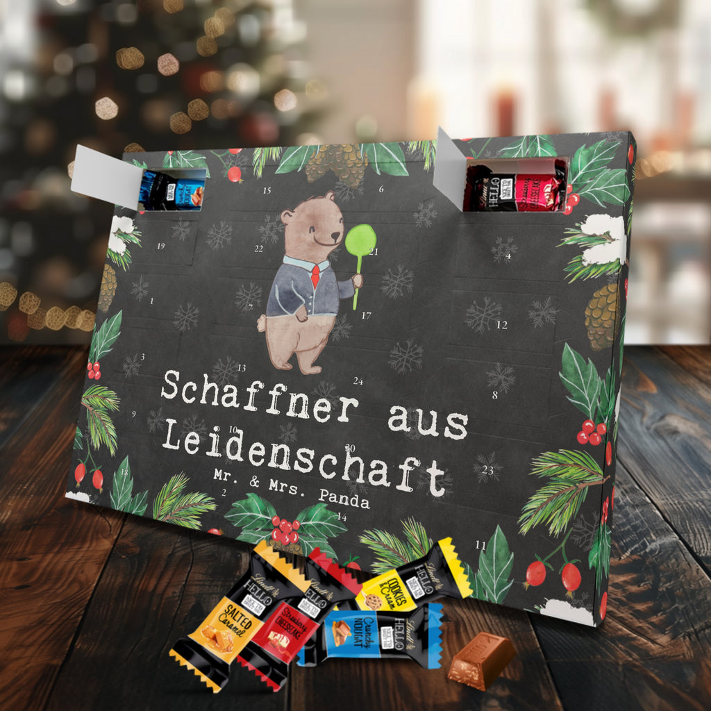 Markenschokolade Adventskalender Schaffner Leidenschaft Adventskalender, Weihnachtskalender, Markenschokolade Adventskalender, Beruf, Ausbildung, Jubiläum, Abschied, Rente, Kollege, Kollegin, Geschenk, Schenken, Arbeitskollege, Mitarbeiter, Firma, Danke, Dankeschön