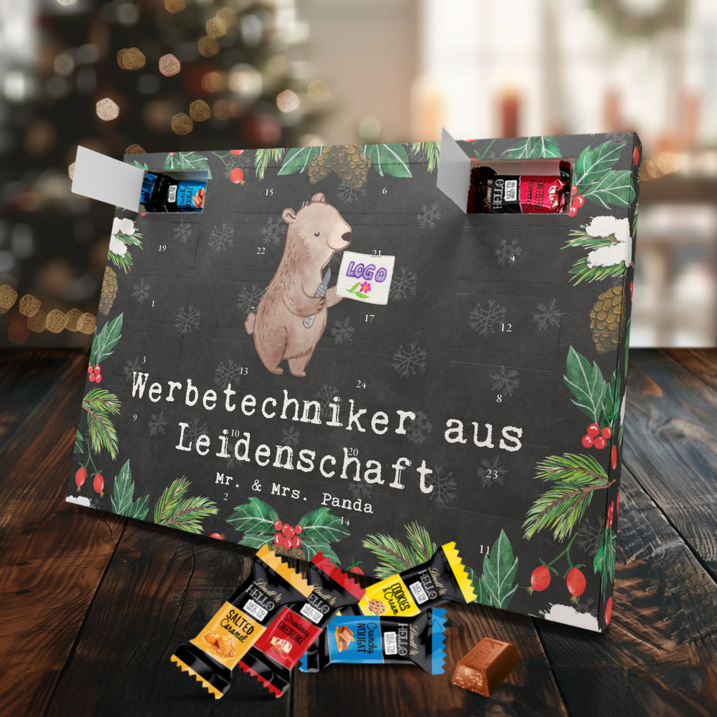 Markenschokolade Adventskalender Werbetechniker Leidenschaft Adventskalender, Weihnachtskalender, Markenschokolade Adventskalender, Beruf, Ausbildung, Jubiläum, Abschied, Rente, Kollege, Kollegin, Geschenk, Schenken, Arbeitskollege, Mitarbeiter, Firma, Danke, Dankeschön